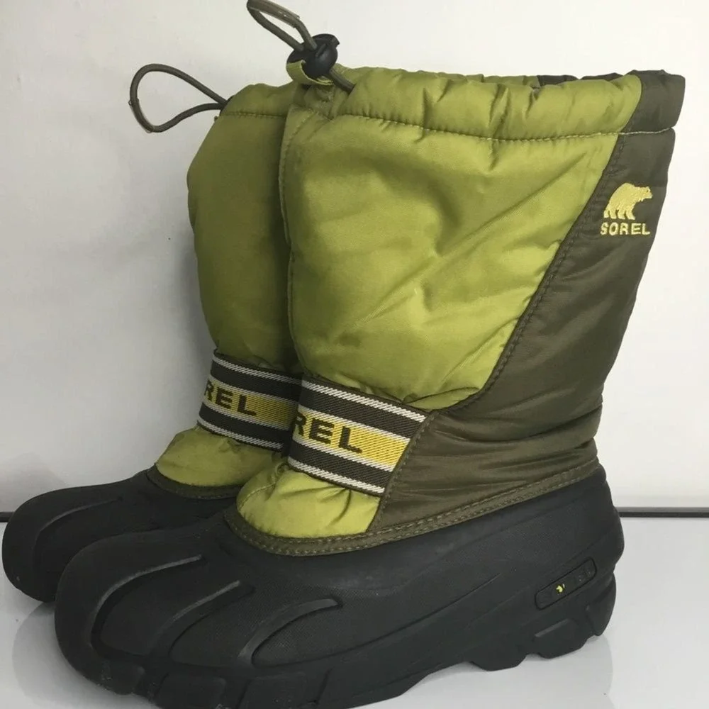 Sorel Adjustable Insulated‎ Waterproof Mid Calf Winter Boots Women 6 Vietnam